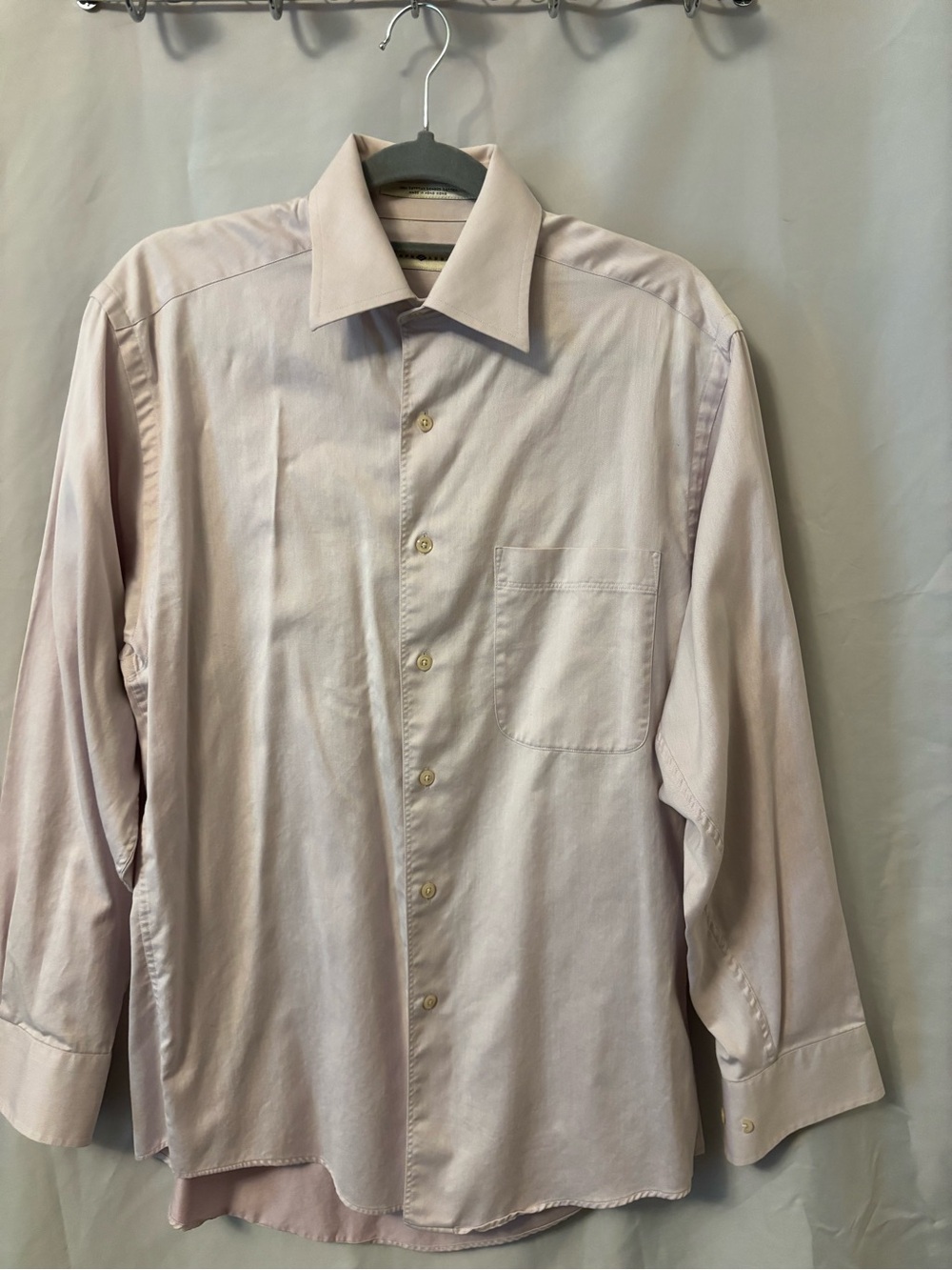 Joseph Abboud Light Pink Long-Sleeve Dress Shirt